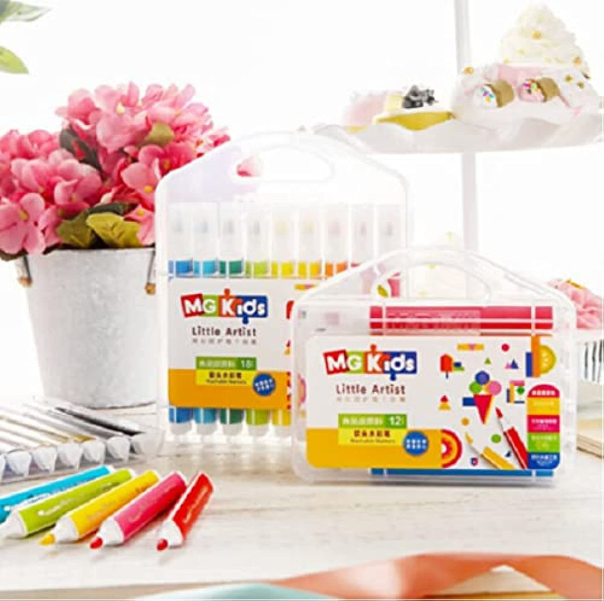 Felt-Tip Markers – 12 Colors