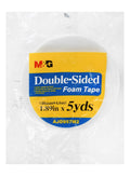 M&G White Double-Sided Foam Tape – 48mmx4.6m