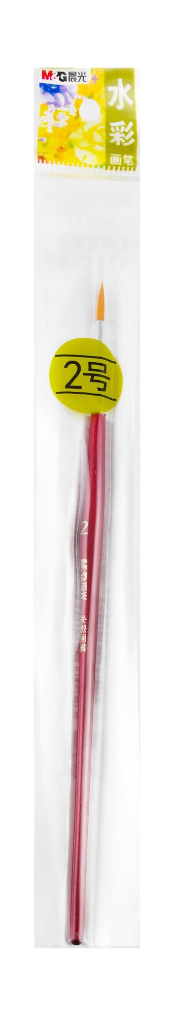 M&G Red Painting Brush No.2