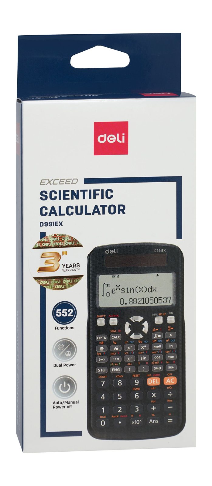 Deli Scientific Calculator D991EX