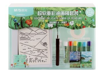 Oil Pastels Set with Tools