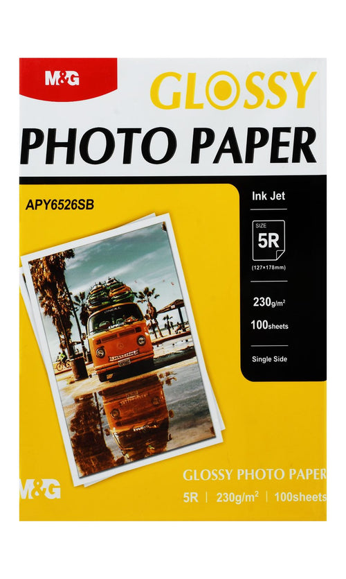 M&G Glossy Photo Paper 230 gsm, 12.7 × 17.8 cm