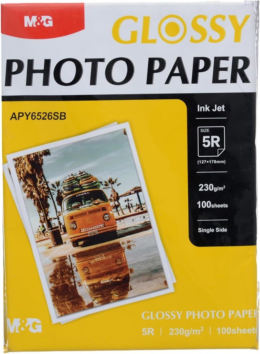 M&G Glossy Photo Paper 230 gsm, 12.7 × 17.8 cm
