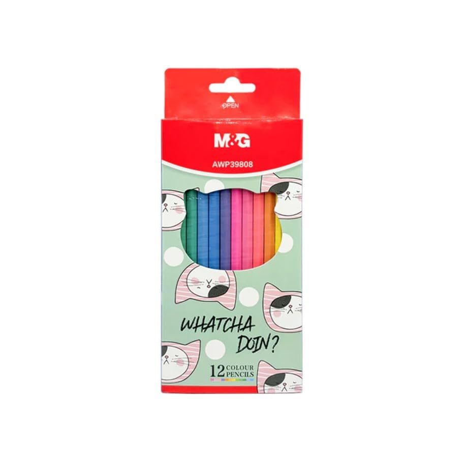 M&G Wooden Colored Pencils – 12 Colors