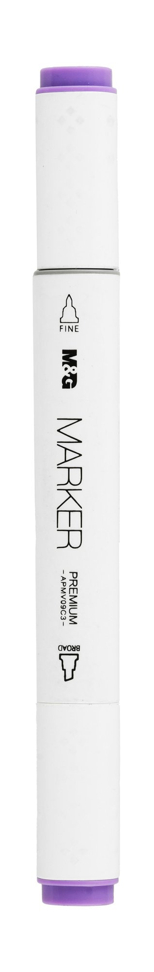 M&G Lavender Ink Broad & Fine Tips Marker
