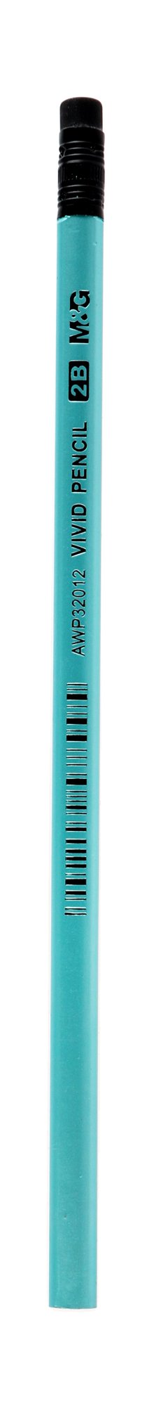 M&G Vivid 2B Pencil with Eraser Tip