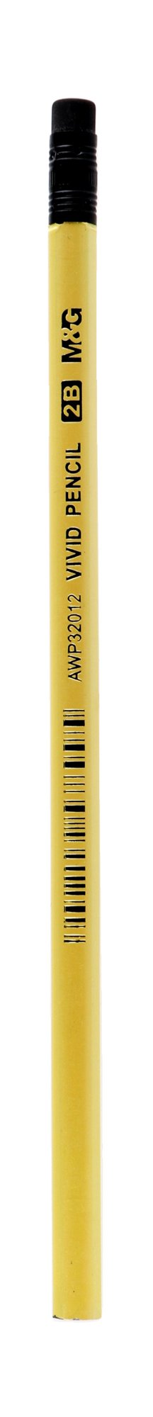 M&G Vivid 2B Pencil with Eraser Tip