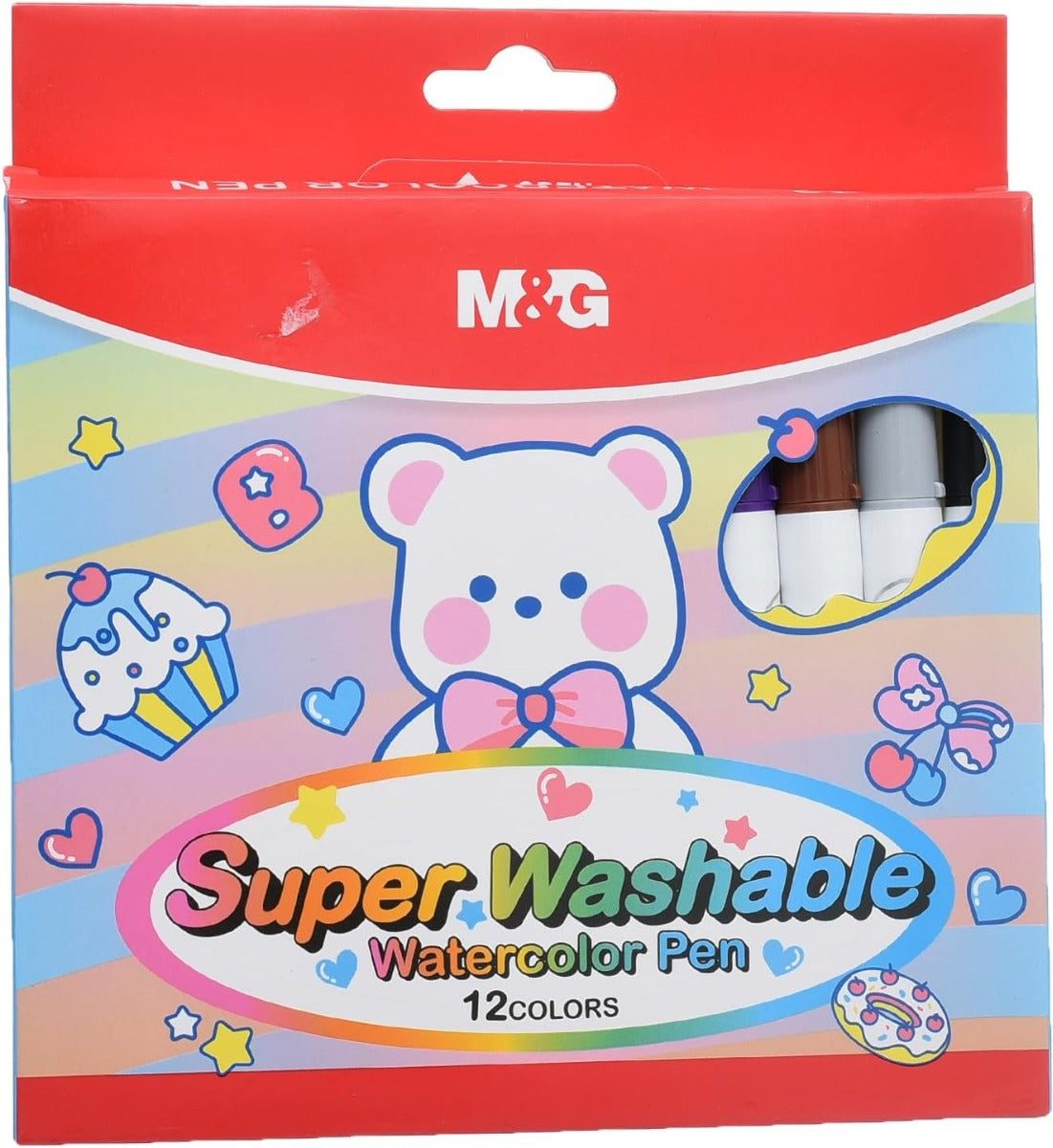 Felt-Tip Markers – 12 Colors