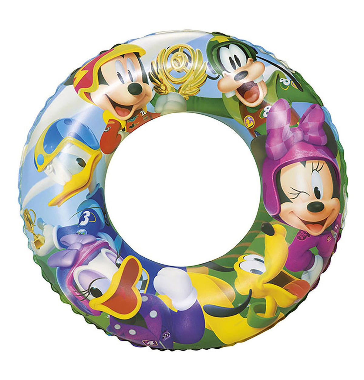 Bestway Multicolored Mickey & The Roadster Racers Print 56cm Swim Ring