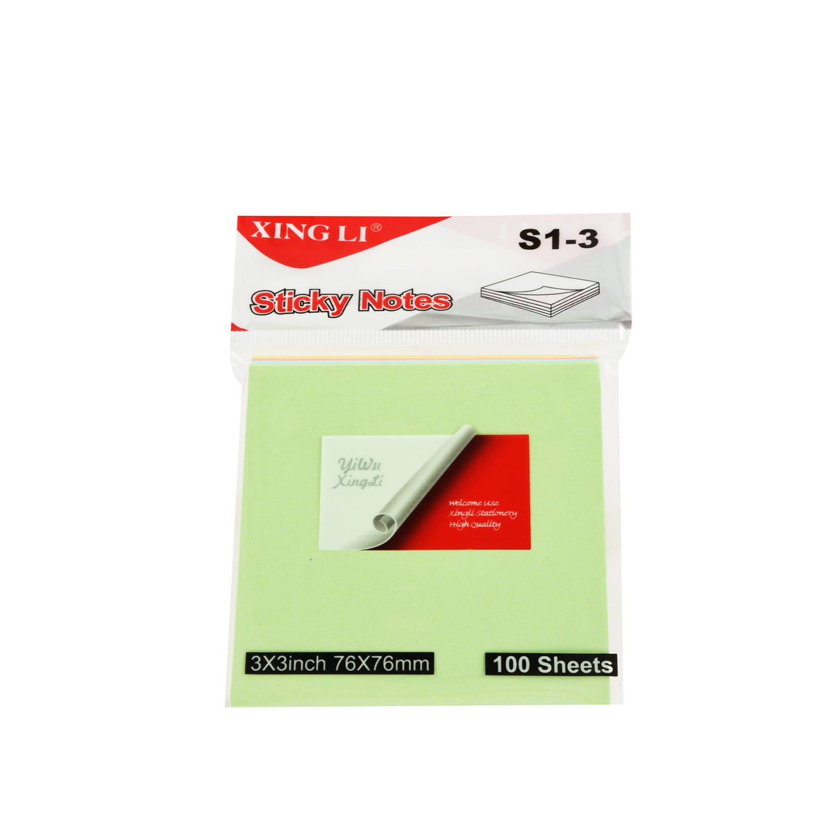 Sticky Notes 3 × 3 in – 100 Sheets