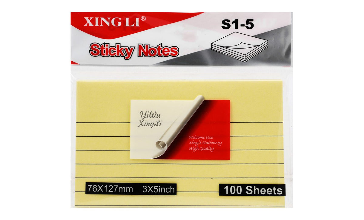 Sticky Notes 3 × 5 in – Yellow