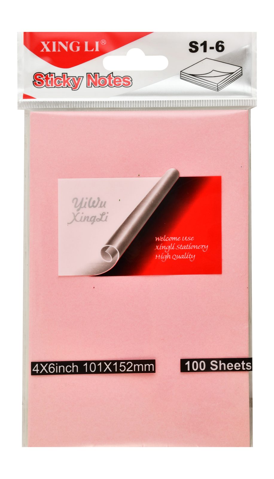 Neon Sticky Notes 4 × 6 in