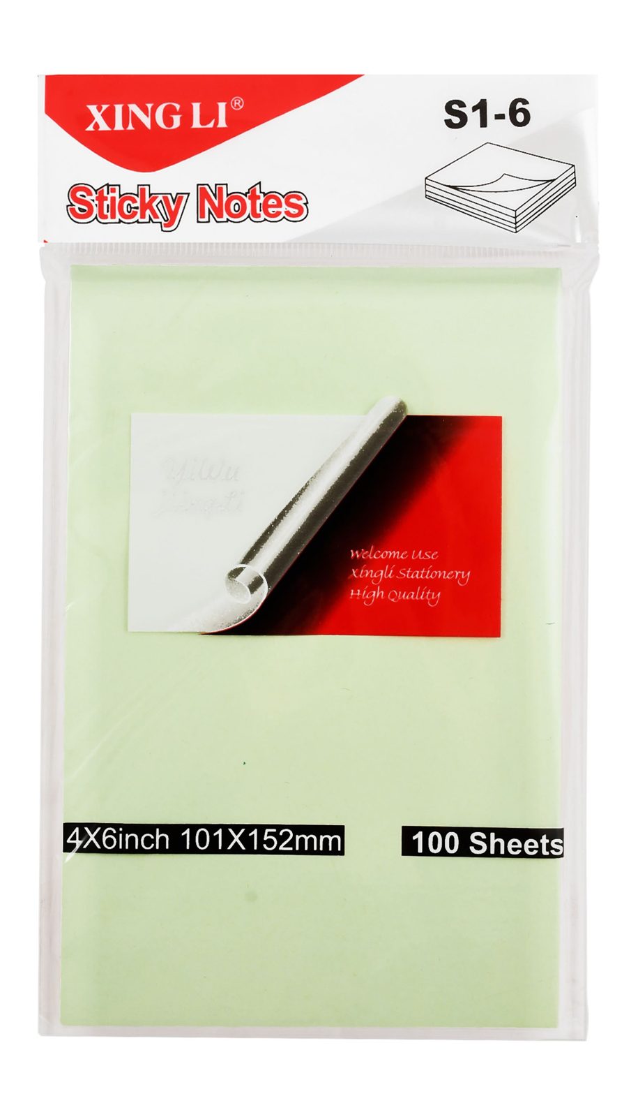 Neon Sticky Notes 4 × 6 in