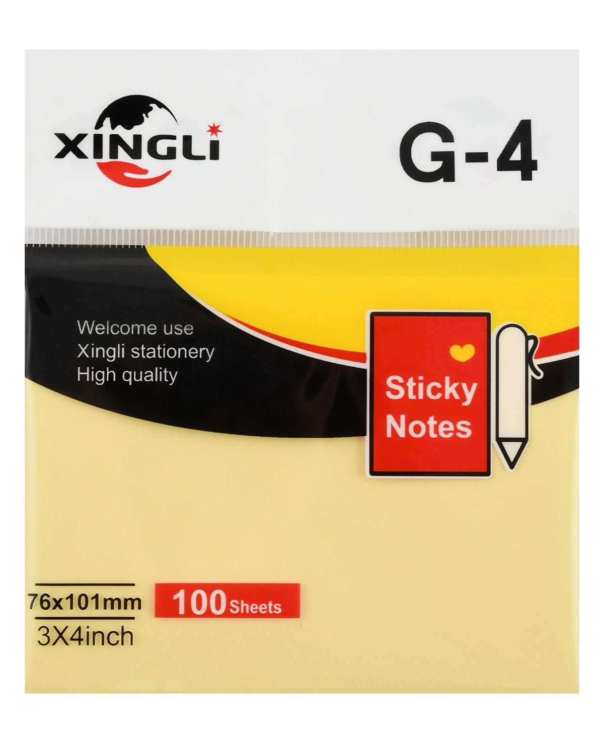 Neon Sticky Notes 3 × 4 in