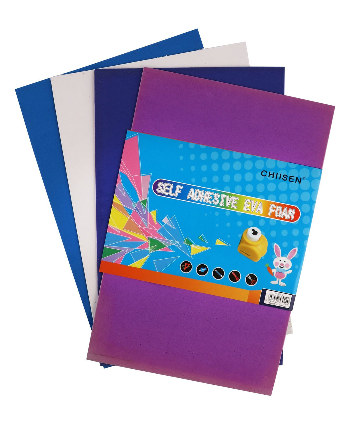 Self-Adhesive Plain Foam Sheets Pack