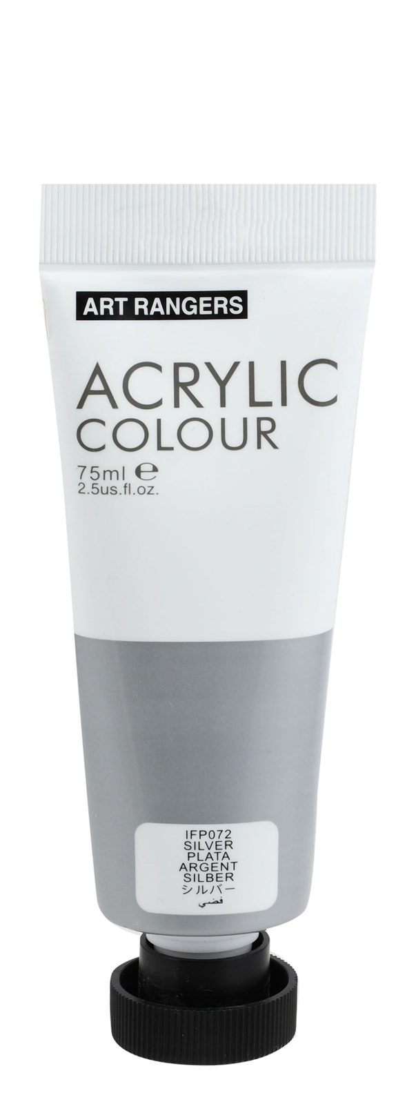 Art Ranger Metallic Acrylic Paint Tube 75 ml – Silver