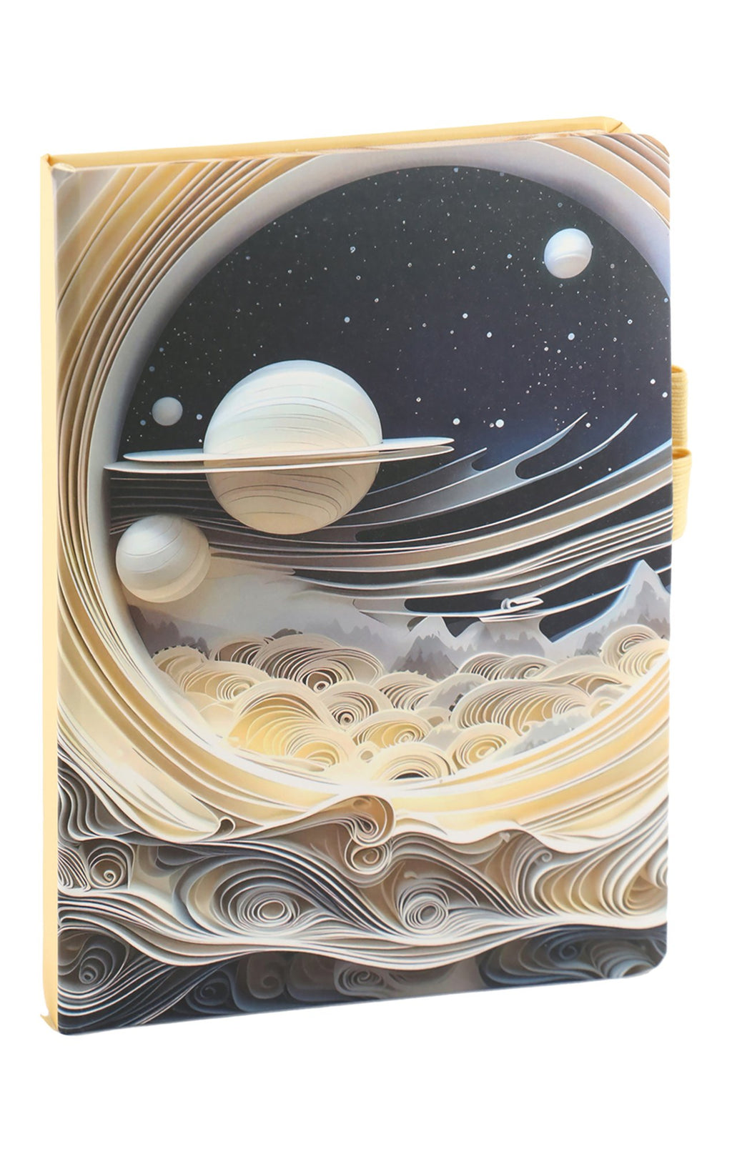 A5 Blue Planet Print Lined Notebook – 80 Sheets