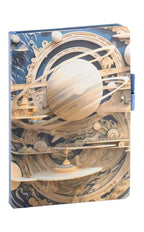 A5 Blue Planet Print Lined Notebook – 80 Sheets