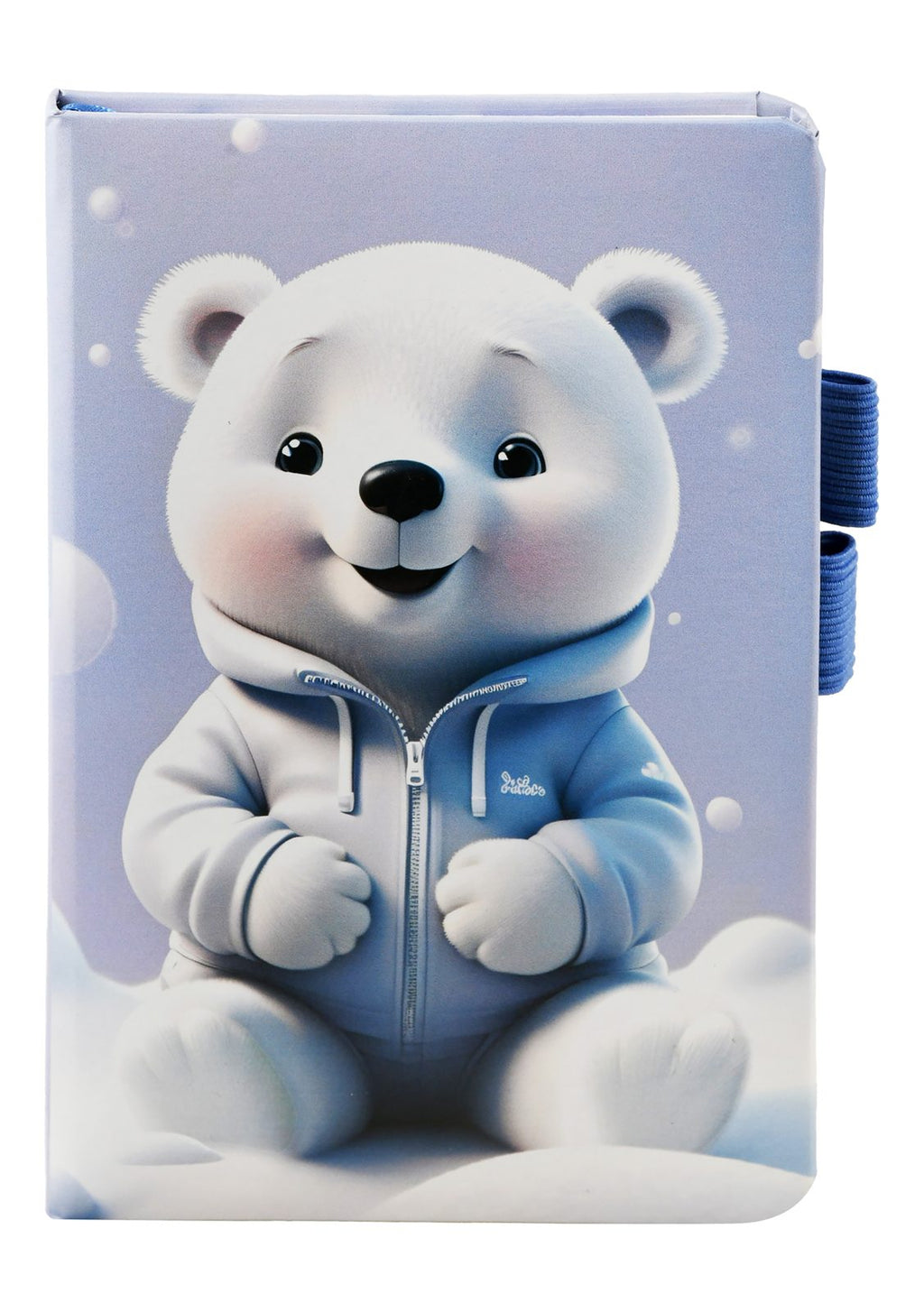 Teddy Bear Hardcover Notebooks with Pen Holder – 6 Pack, 80 Sheets, Ruled