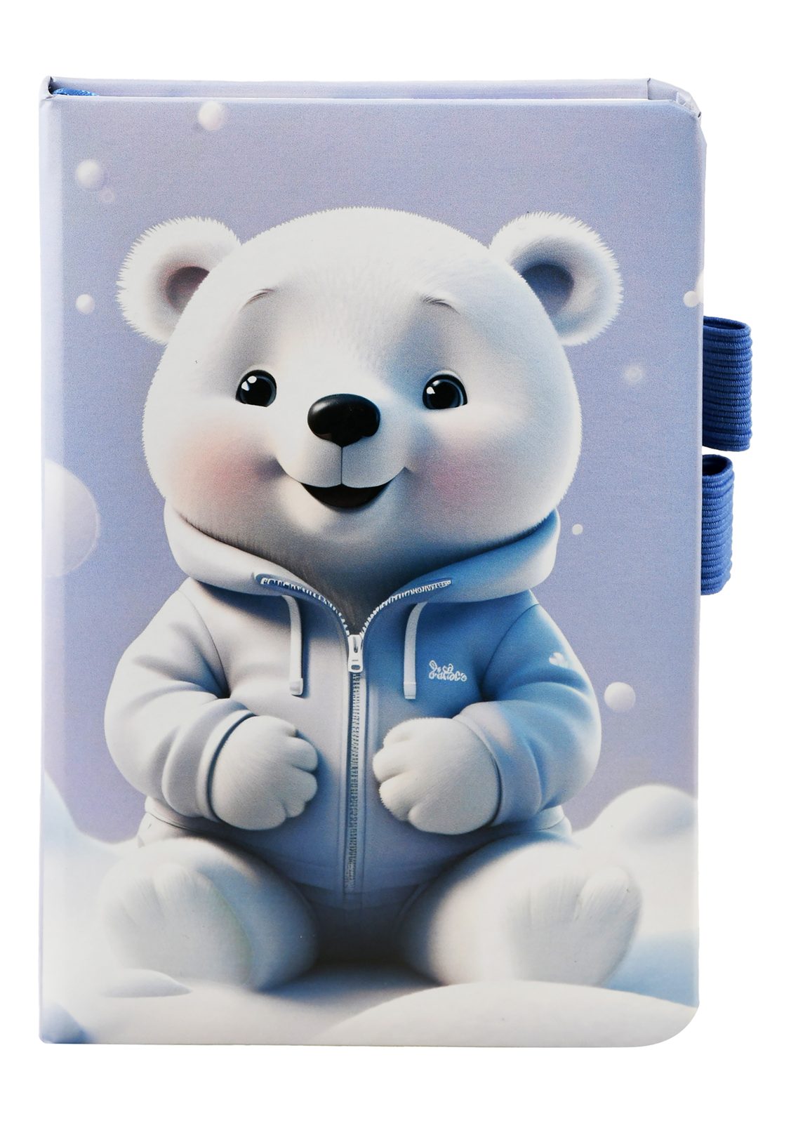 Teddy Bear Hardcover Notebooks with Pen Holder – 6 Pack, 80 Sheets, Ruled