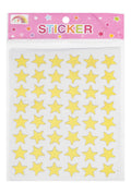 Gold Star Shaped Stickers