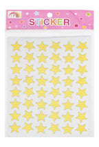 Gold Star Shaped Stickers