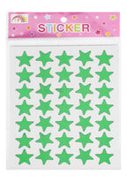 Gold Star Shaped Stickers