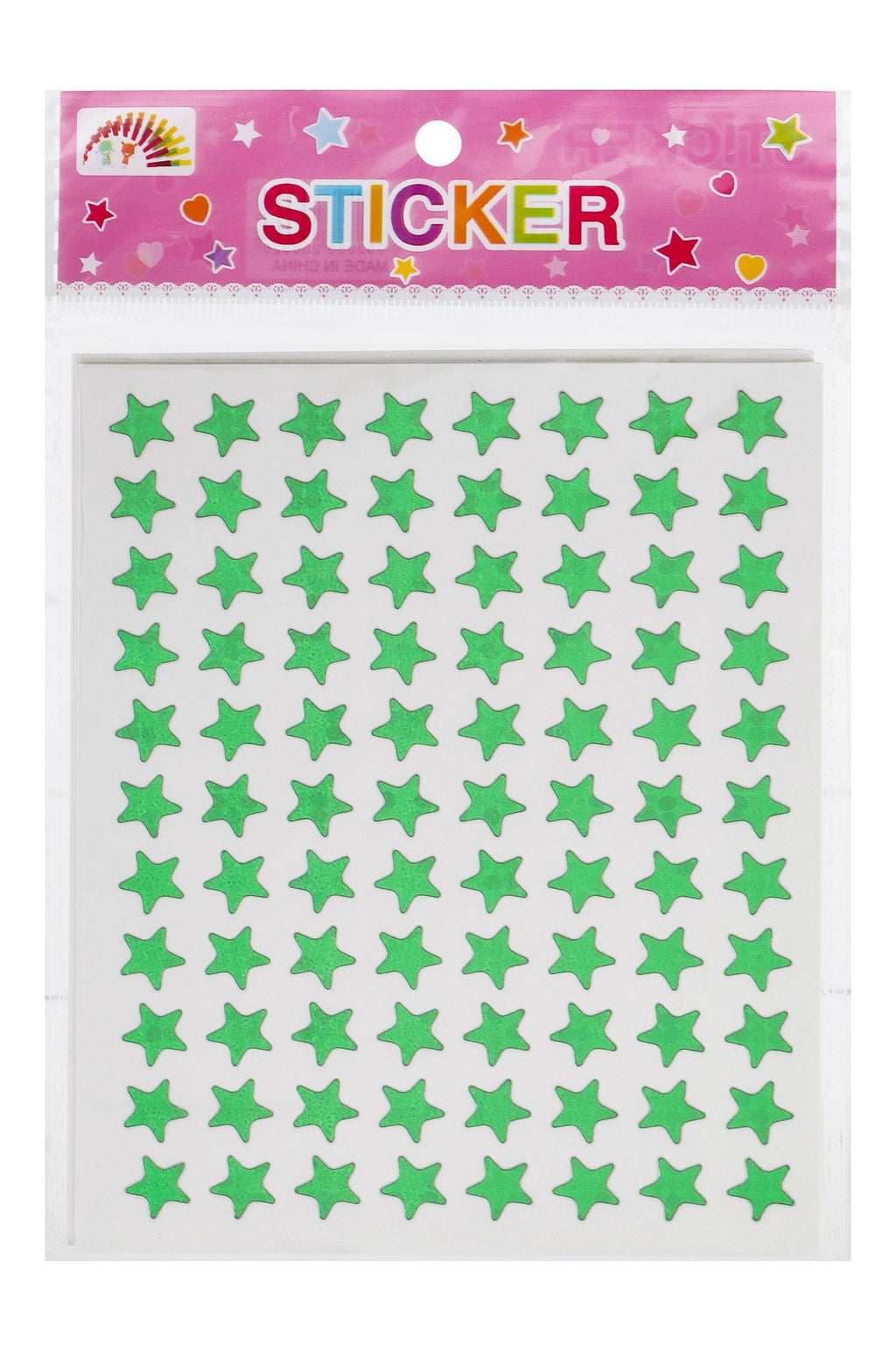 Gold Star Shaped Stickers