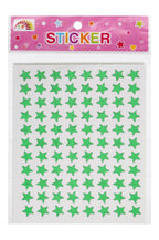 Gold Star Shaped Stickers