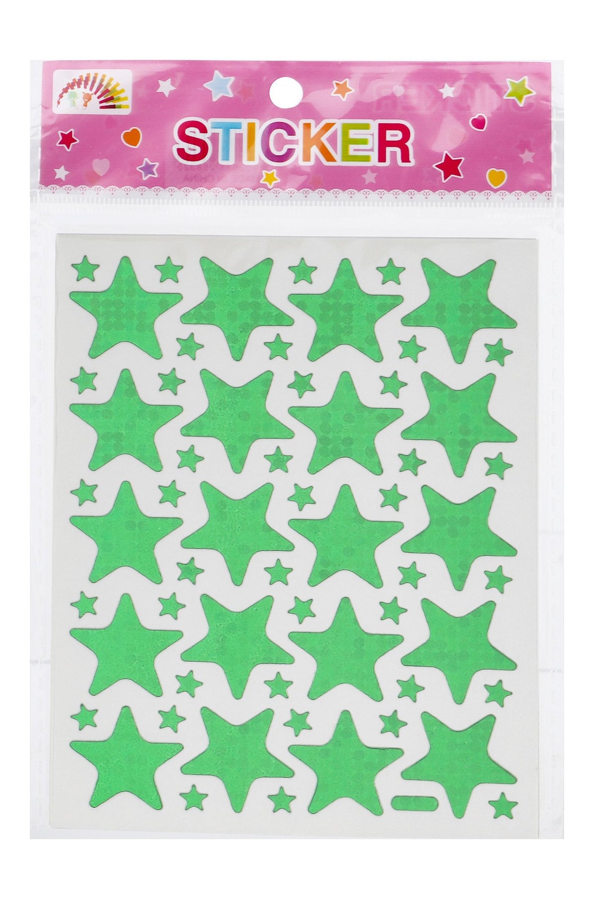Gold Star Shaped Stickers