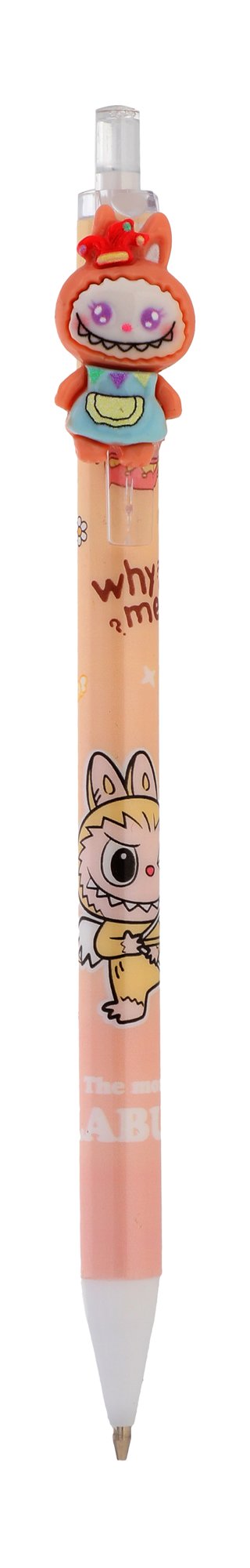 0.5mm Mechanical Pencil with Labubu Shaped Charm