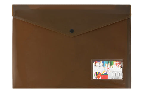 Disney Snap-Button Folder – Brown