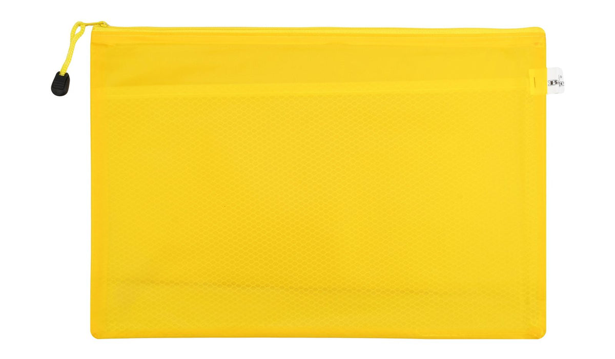 Bungee A4 Fabric Zipper Pouch – 6 Colors