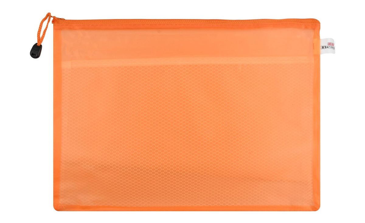 Bungee A4 Fabric Zipper Pouch – 6 Colors