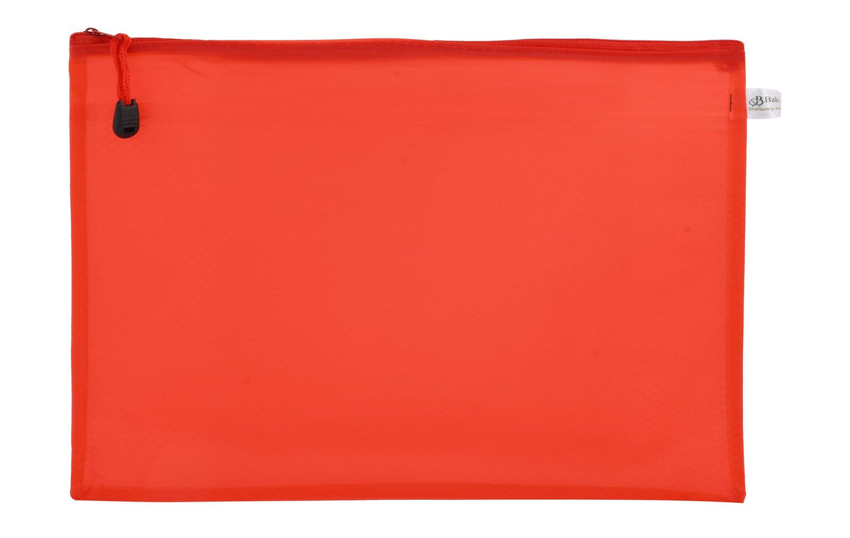 Bungee A4 Fabric Zipper Pouch – 6 Colors