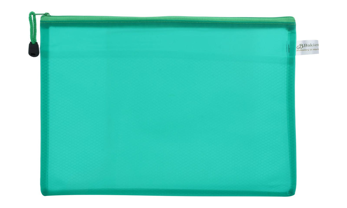 Bungee A4 Fabric Zipper Pouch – 6 Colors