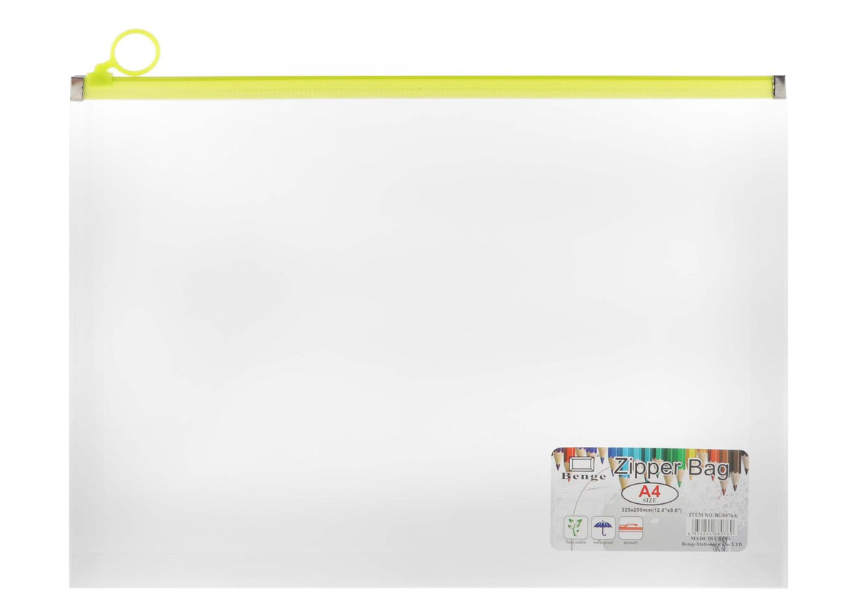 Clear Zipper File – Medium