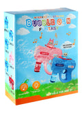 Blue Stitch Shaped Bubble Gun with Sound & Light