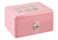 Kids Metal Money Safe 6 in – Pink