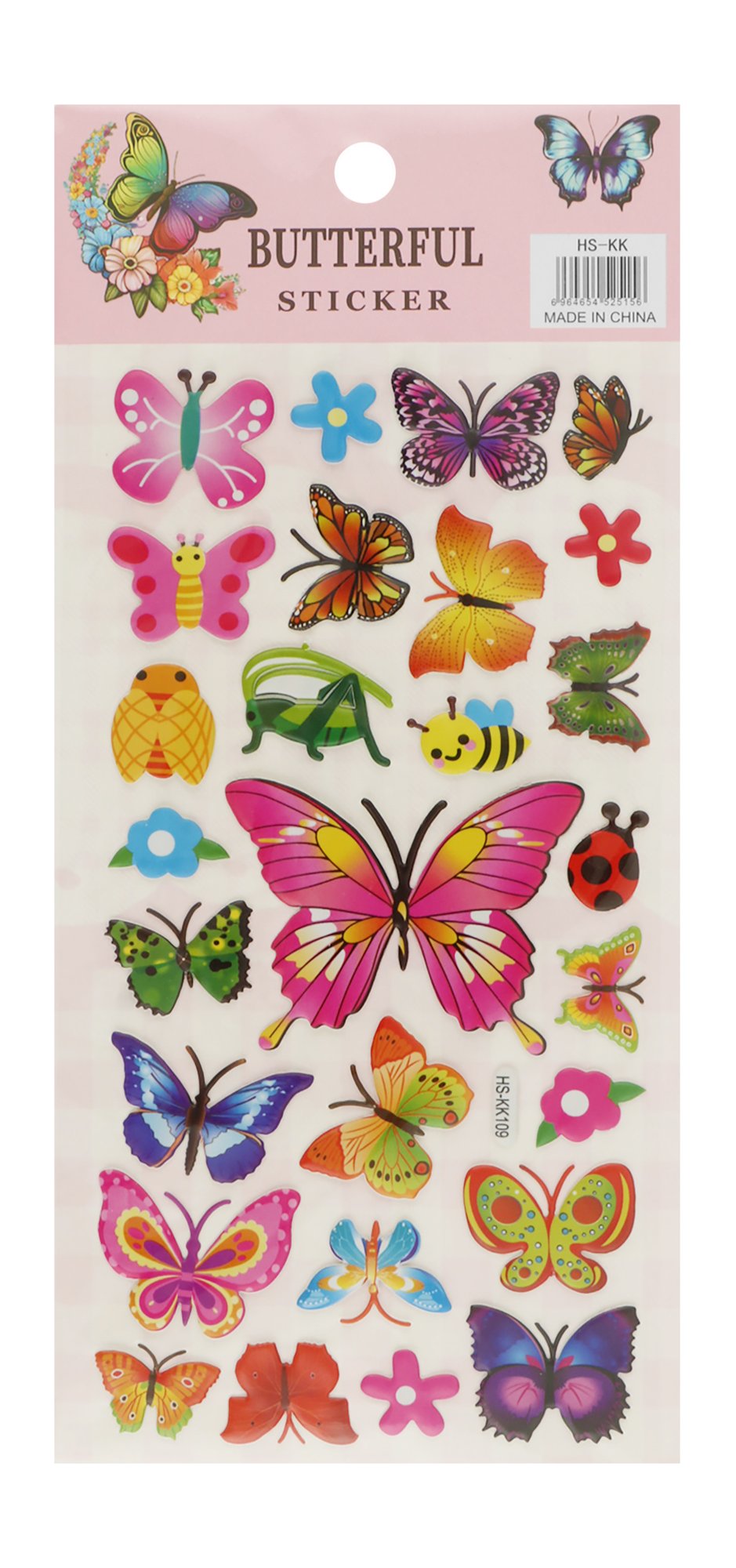 Assorted Butterfly Stickers