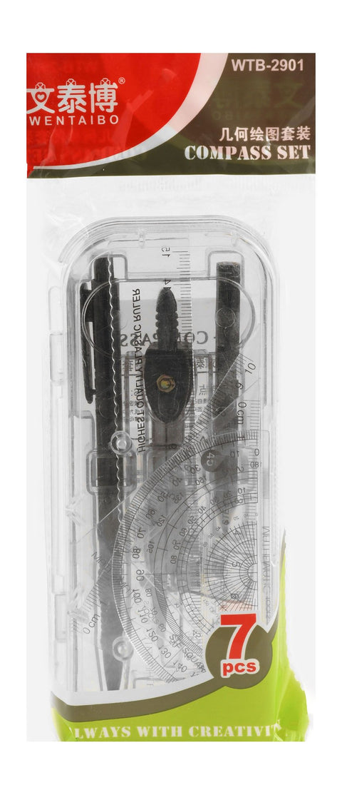 Wentaibo Black Geometry Set – 7 Pieces