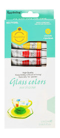 Keep Smiling Assorted Glass Colors with Paint Brush