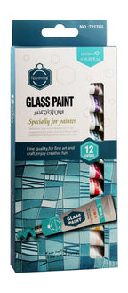 Keep Smiling Assorted Glass Colors with Paint Brush