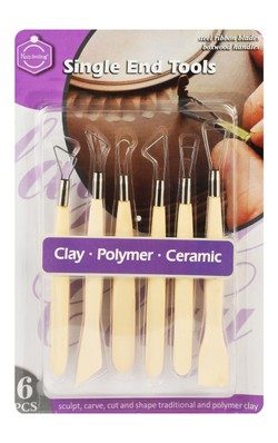 Clay Carving & Sculpting Tool Set – 6 Tips