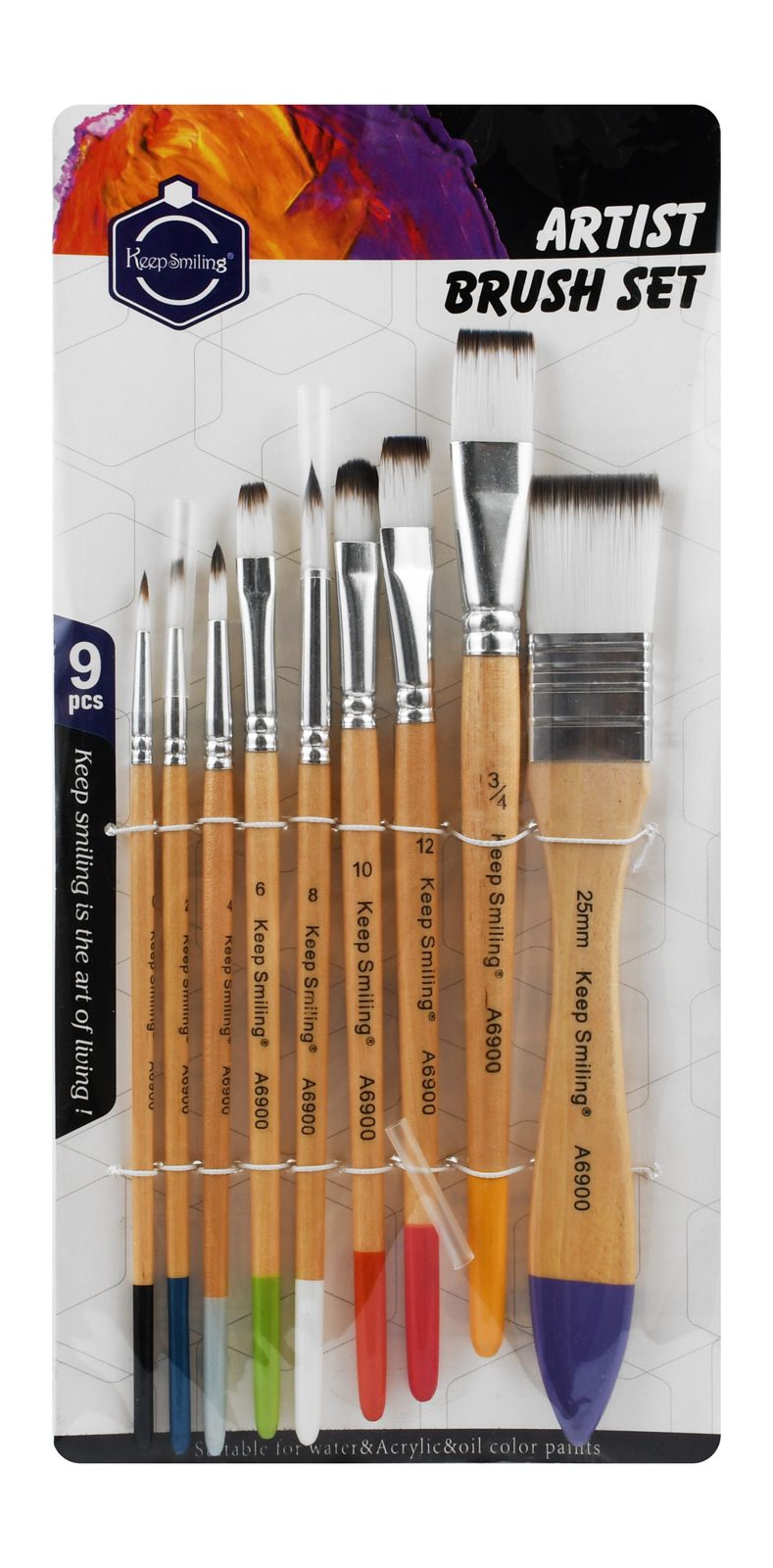 Assorted Brush Set – 10 Pieces