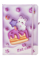 Novelty Hardcover Notebook with Pen Holder – 80 Sheets, Ruled