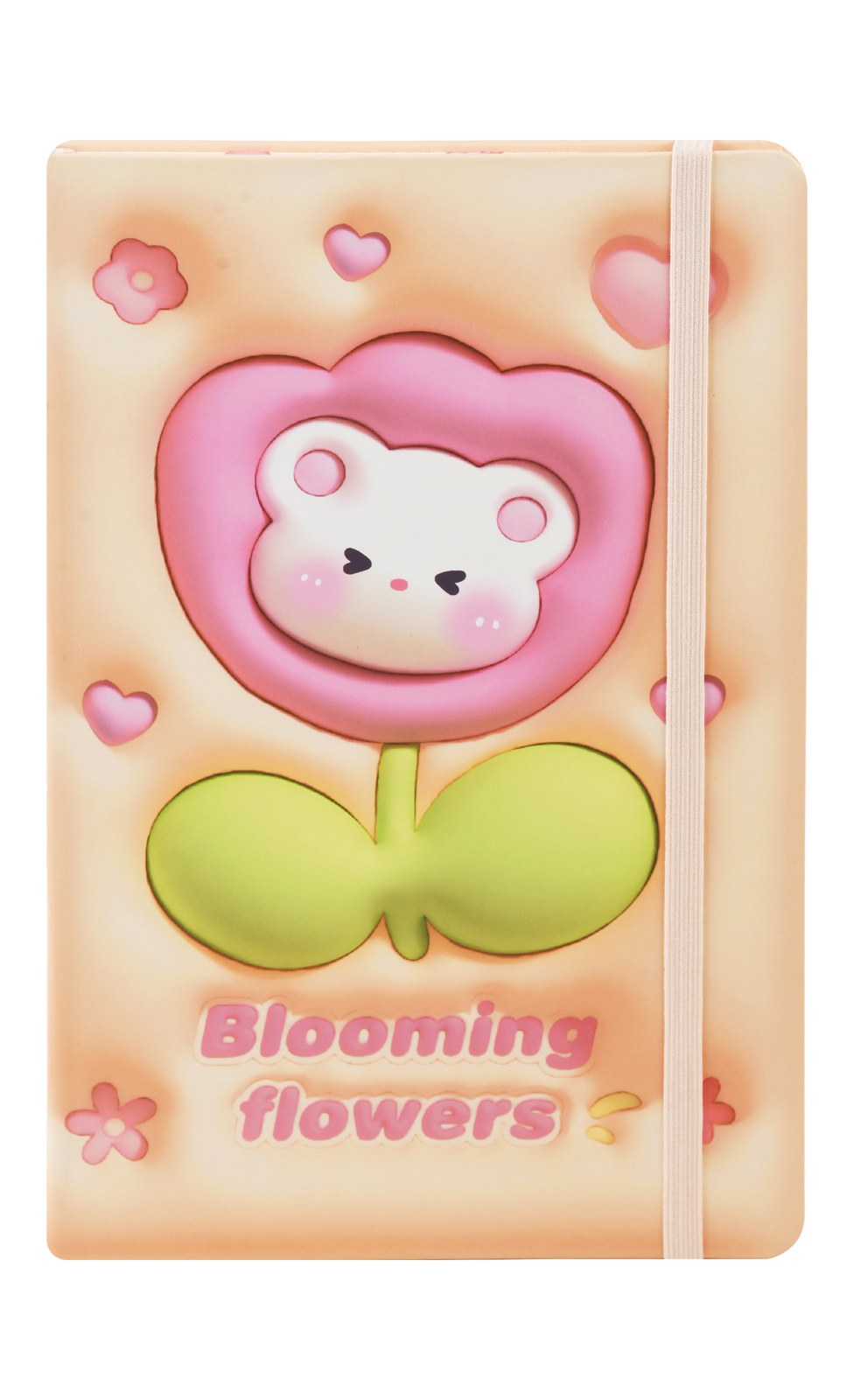 Blooming Flowers A5 Notebook with Strap