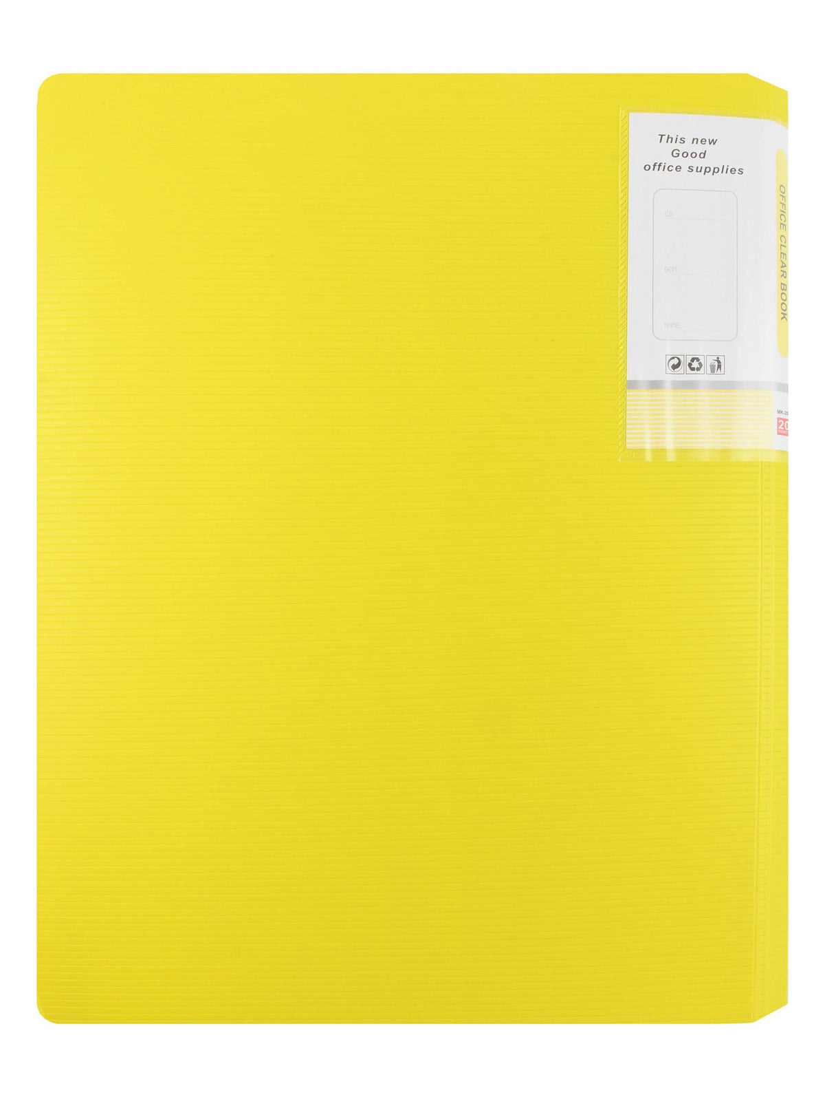Midgo A4 Pink Clear Book