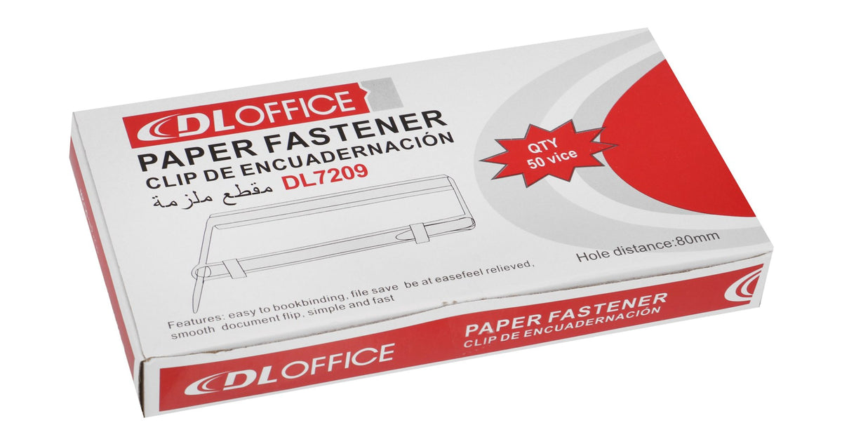 Dingli Office 8cm Paper Fasteners