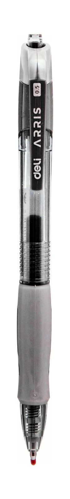 Deli Retractable Ballpoint Pen 0.5 mm – Black
